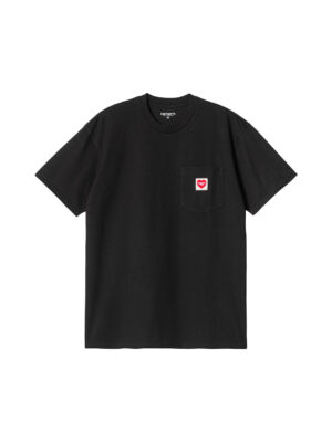 Carhartt WIP S/S Pocket Heart Cotton T-shirt Black