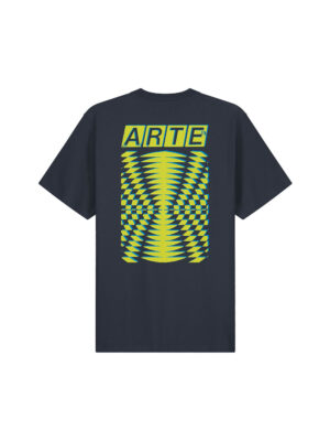 T-shirt Arte Abstract Coton Navy