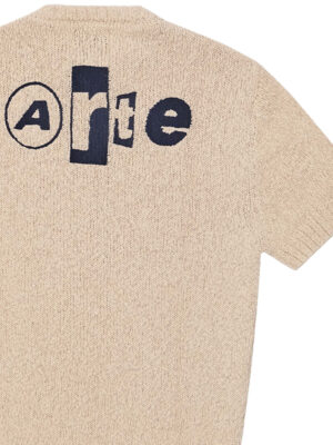 T&rsquo;shirt Maille Arte Back Graphic Coton Crème