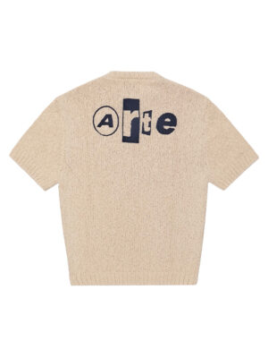 T&rsquo;shirt Maille Arte Back Graphic Coton Crème