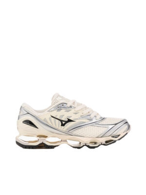 Chaussures Mizuno Wave Prophecy LS Blanc Argent Homme