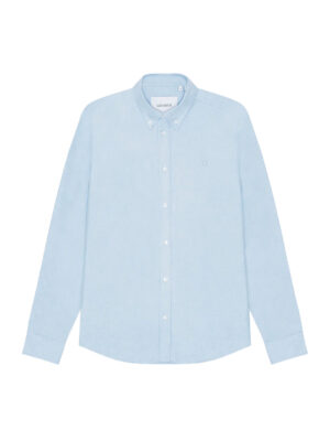 Chemise Les Deux Konrad Oxford Bleu Clair Homme