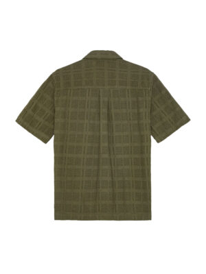 Chemise Les Deux Charlie Coton Olive Night