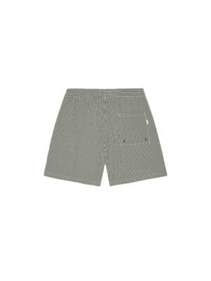 Two Stan Seersucker Polyester Swim Shorts Black