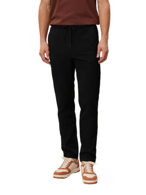 Pantalon Les Deux Como Tapered Drawstring Noir Homme