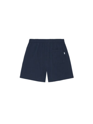 Two Stan Seersucker Polyester Swim Shorts Blue