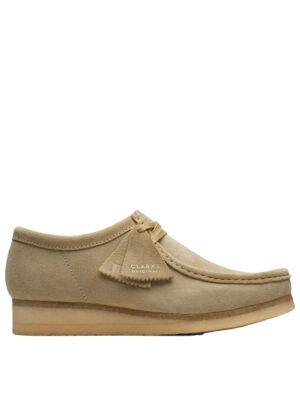 Chaussures Clarks Wallabee Suede Beige Homme