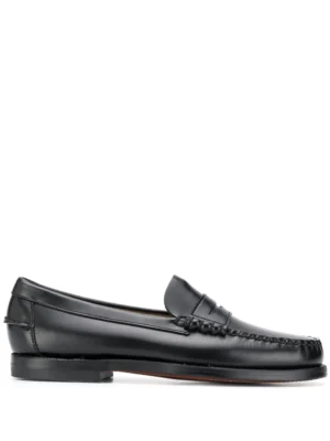 Chaussures Sebago Classic Dan Cuir Noir Femme