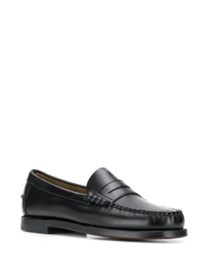Chaussures Sebago Classic Dan Cuir Noir Femme