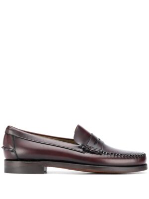 Chaussures Sebago Classic Dan Marron Burgundy Cuir Homme