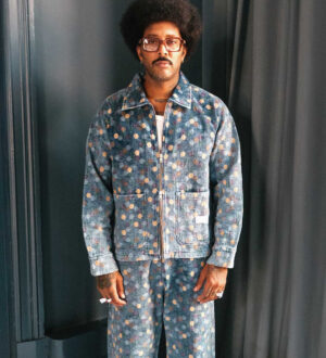 Veste Nikben Patch Jacquard Coton Beige Homme