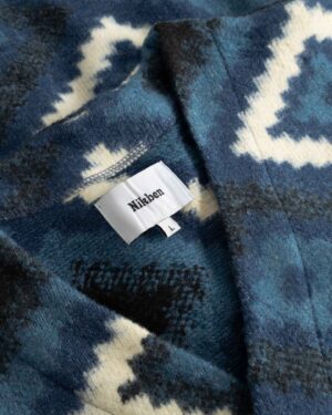 Cardigan Nikben Cardi Comanche Coton Bleu Homme