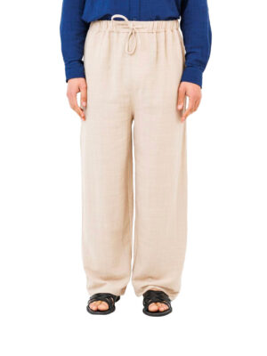Men’s Beige Linen Last Call For Trousers