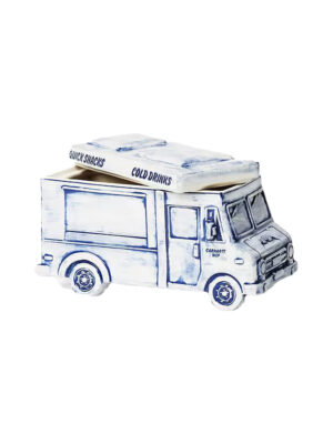 Carhartt WIP Truck Snack Box, Porcelain, White/Blue