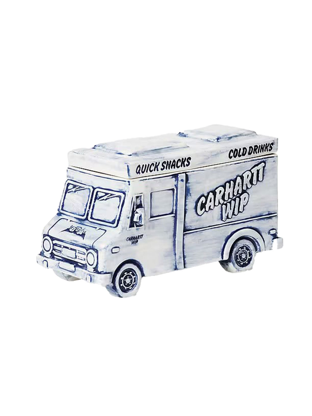 Carhartt WIP Truck Snack Box, Porcelain, White/Blue - Image 2