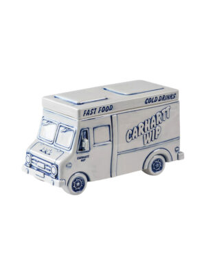 Carhartt WIP Truck Snack Box, Porcelain, White/Blue
