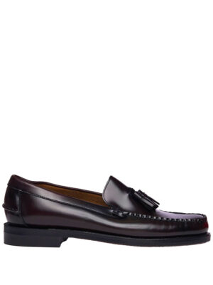 Chaussures Sebago Classic Will Cuir Marron Burgundy Femme