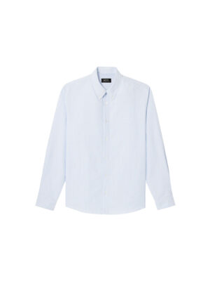 Chemise A.P.C. Coton Bleu Homme