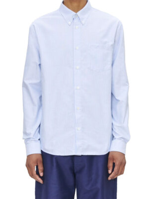 Chemise A.P.C. Coton Bleu Homme