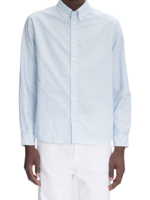 Chemise A.P.C. Coton Bleu Homme