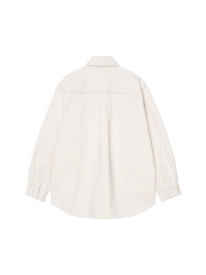 Carhartt WIP Mercer Men’s Cotton Shirt Graphite/Wax/Bleached