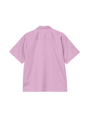 Chemise Carhartt WIP S/S Delray Coton Gentle Purple Homme