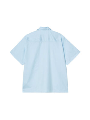 Chemise Carhartt WIP S/S Delray Coton Icaria White Homme