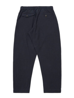 Universal Works Dark Navy Ospina Cotton Oxford Trousers Men