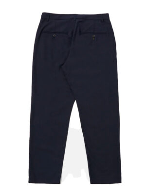 Universal Works Military Chino Cotton Trousers Tropical Navy Men