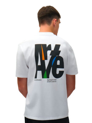 T-shirt Arte Antwerp Logo Coton Blanc Homme