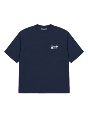 T-shirt Regards Lower Icon Coton Navy Homme
