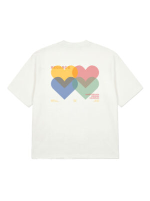 T-shirt Regards Museum Heart Coton Blanc Homme