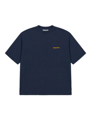 T-shirt Regards Tulip Snow Coton Navy Homme