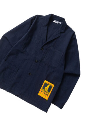 Veste Service Works Seersucker Server Suit Coton Dark Navy