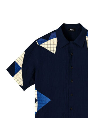 Chemise A.P.C. Coton Bleu Homme