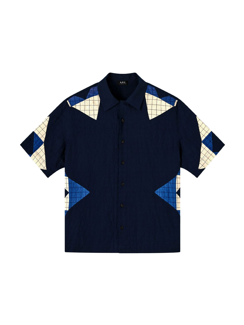 Chemise A.P.C. Coton Bleu Homme