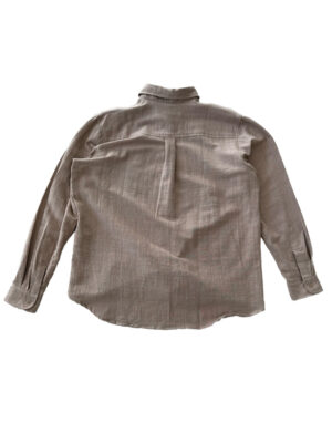 Last Call For Linen Beige Men’s Shirt