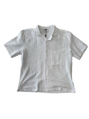 Men’s White Linen Last Call For Shirt