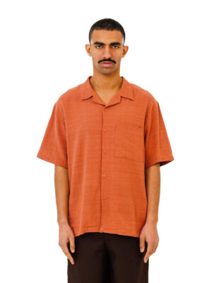 Men’s Red Linen Last Call For Shirt