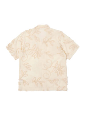Universal Works Road Shirt 3D Flower Ecru Men’s Shirt