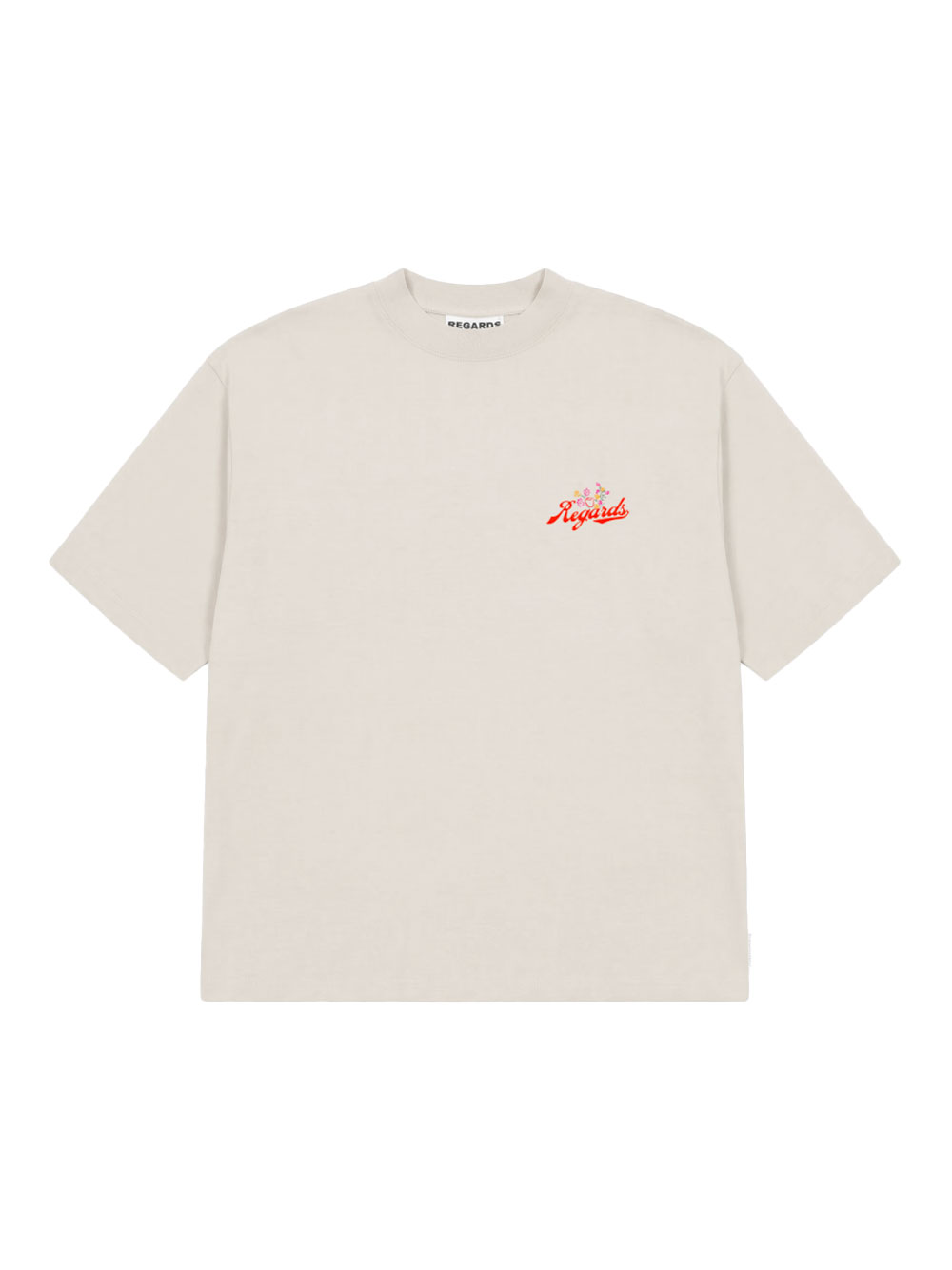 T-shirts Regards Shop Logo Coton Rose Homme