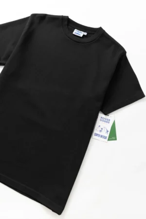 T-shirt Power Goods Super Weight Coton Noir Homme