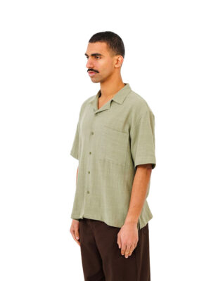 Men’s Green Linen Last Call For Shirt