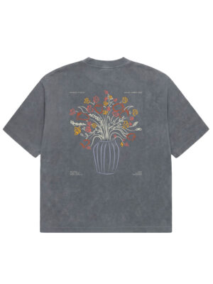 T-shirt Regards Bouquet Coton Gris Homme