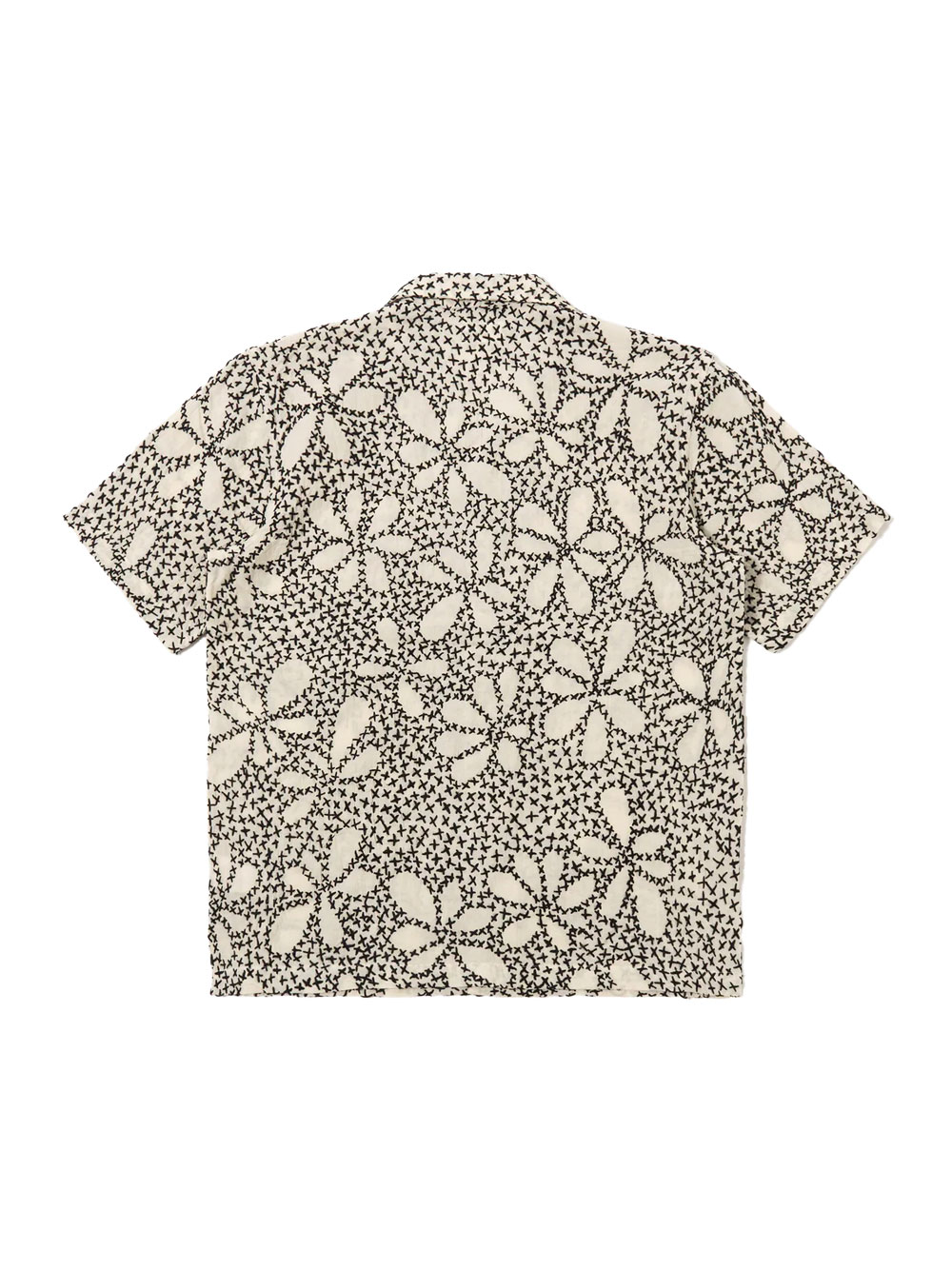 Universal Works Road Shirt Kantha Flower Ecru / Black Men's Shirt - Image 2