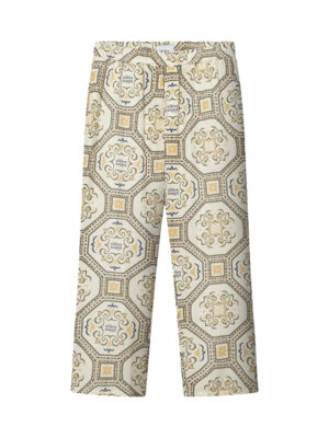 Pantalon Nikben Palacio Coton Jaune Homme
