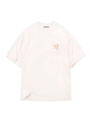 T-shirt Regards Bouquet Coton Blanc Homme