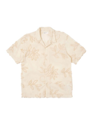 Universal Works Road Shirt 3D Flower Ecru Men’s Shirt