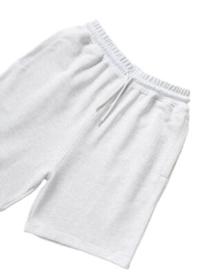 Short Power Goods Loopback Sweat Shorts Coton Gris Ash Homme