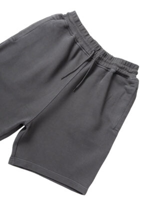 Short Power Goods Loopback Sweat Shorts Coton Washed Black Homme
